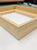 Natural Wood Float Frame for Gallery Canvas Wraps